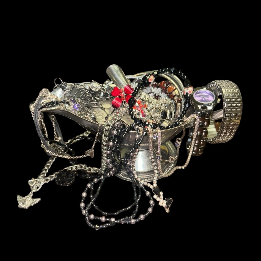 Mystery Whimsy-goth Jewelry Lot